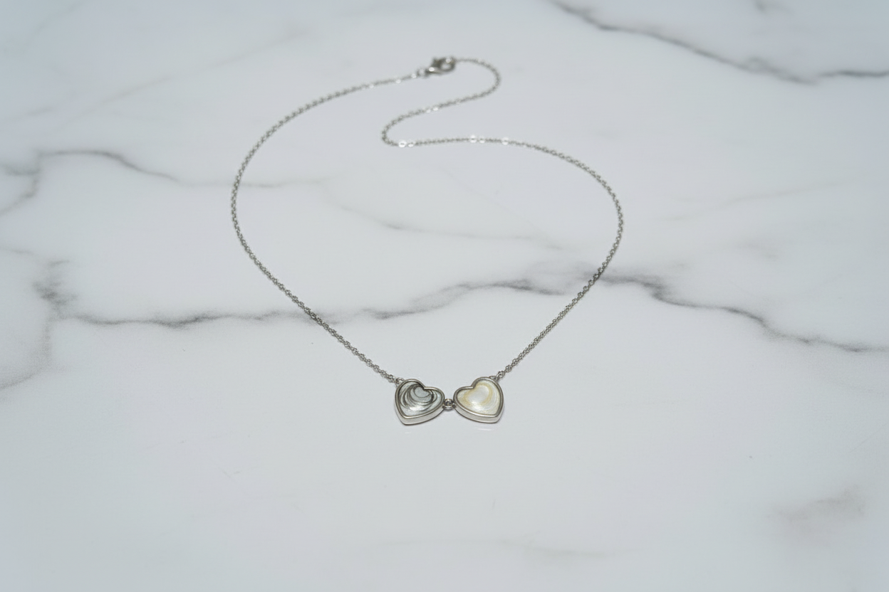 Heart to Heart Memory Necklace