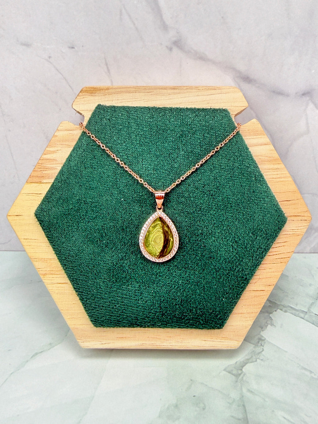 Radiant Teardrop Necklace